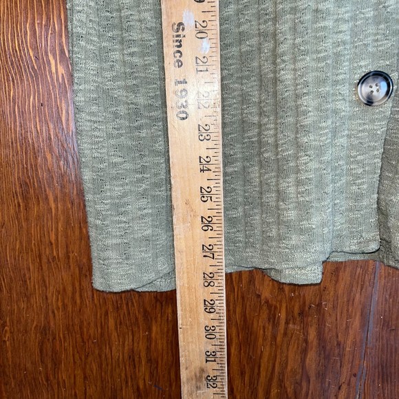 Est. 1946 Cottagecore Coastal Festival Green Cozy Boxy Tshirt Women's 18/20W - Picture 7 of 8